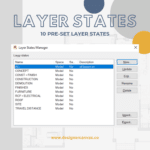 autocad layer states